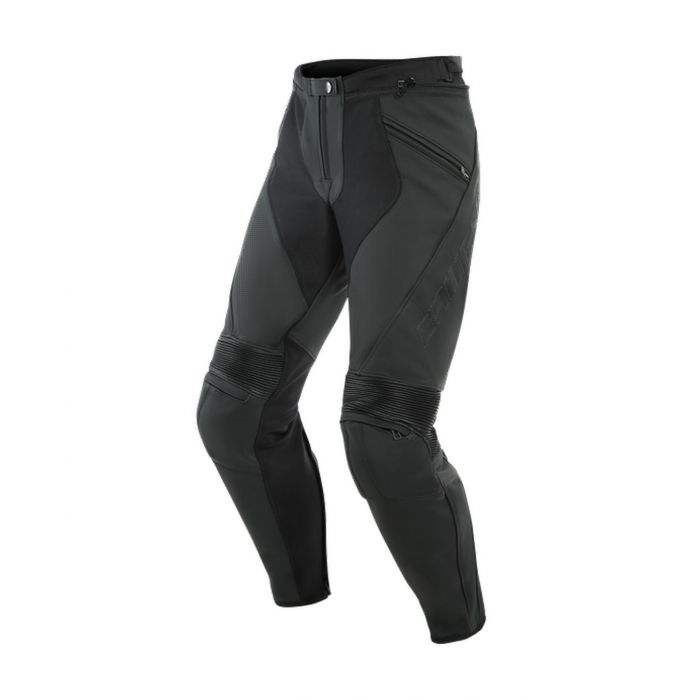 Pantalone In Pelle Traspirante Dainese Pony 3 Black-matt