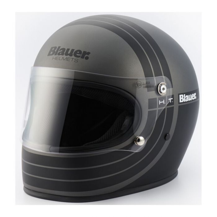 Casco Integrale Blauer 80's Titanium-matt Black