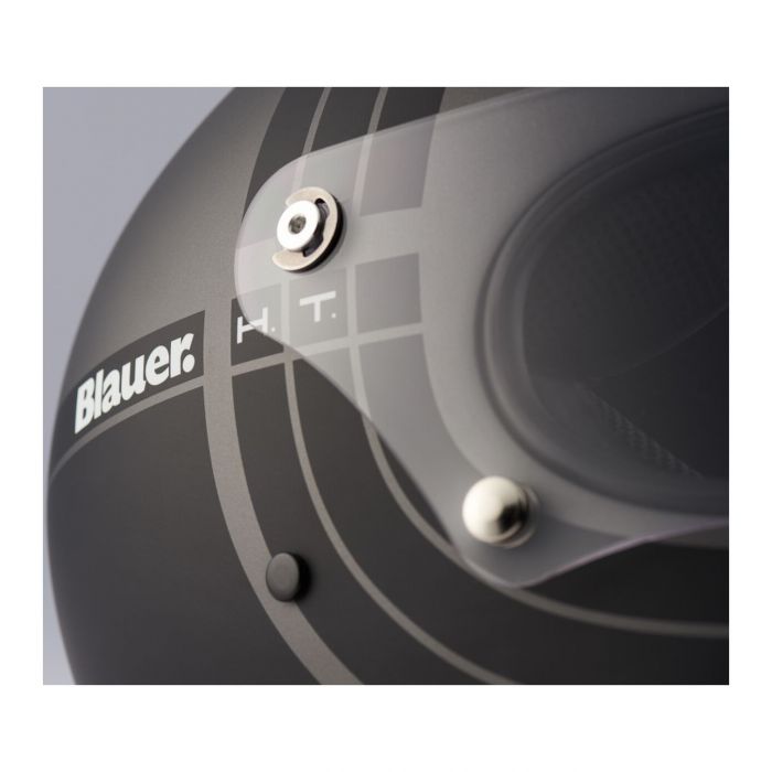 Casco Integrale Blauer 80's Titanium-matt Black