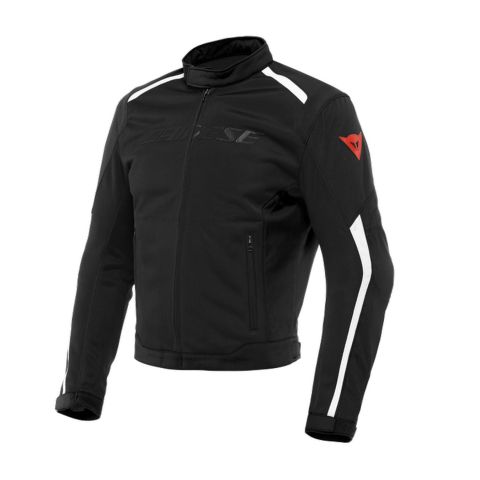 Veste moto avec D-dry Dainese Hydraflux 2 Noir/blanc