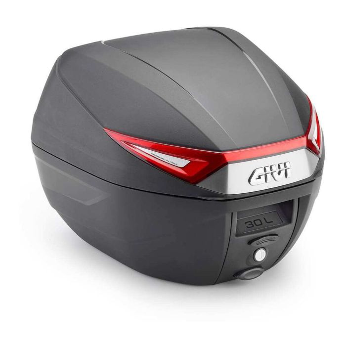 Bauletto Givi Nero Catadiotro Rosso 30l