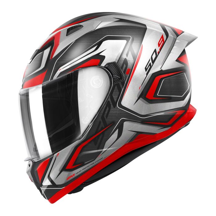 Casco Integrale Givi 509 Atomic Nero/argento/rosso