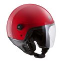 Casco Demi Jet Tucano Urbano El Jettin Rosso Primavera Luci