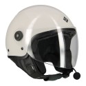 Casco Tucano El'jettin Con Bluetooth Integrato Bianco Ghiaccio Lucido
