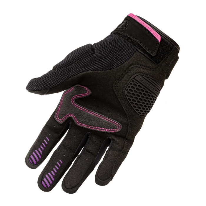 Guanti Tucano Urbano Lady Stacca Nero–viola Graphic