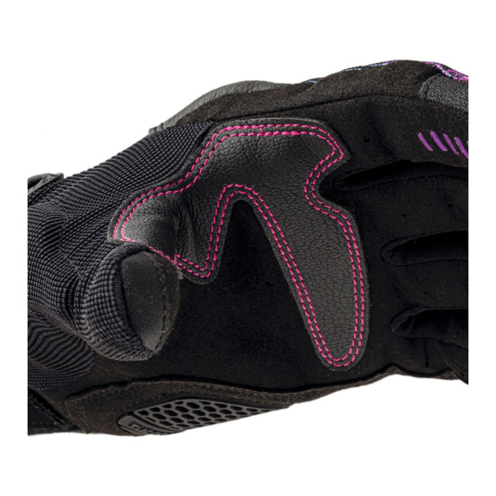 Guanti Tucano Urbano Lady Stacca Nero–viola Graphic