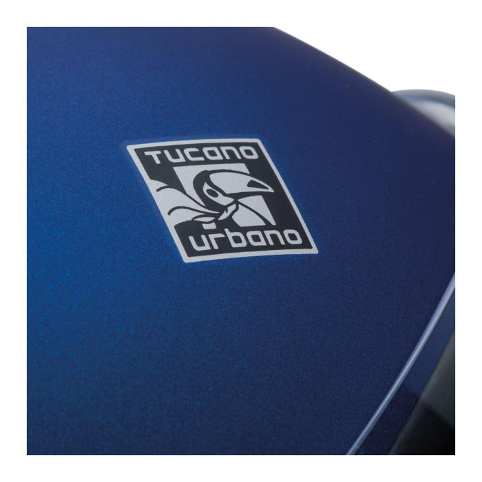 Casco Jet Tucano Urbano El Top Blu Infinito Opaco