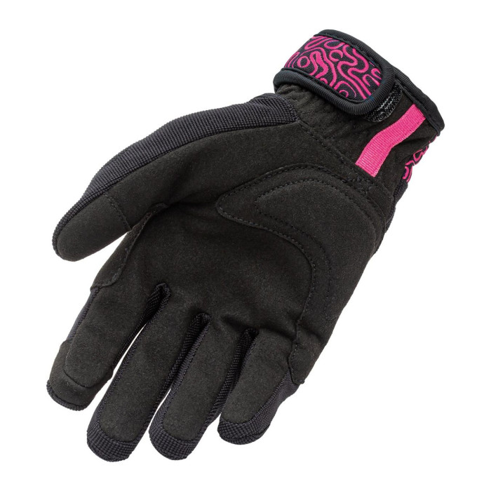Guanto Tucanourbano 9961hw Mod. Lady Miky Nero-fucsia Graphic