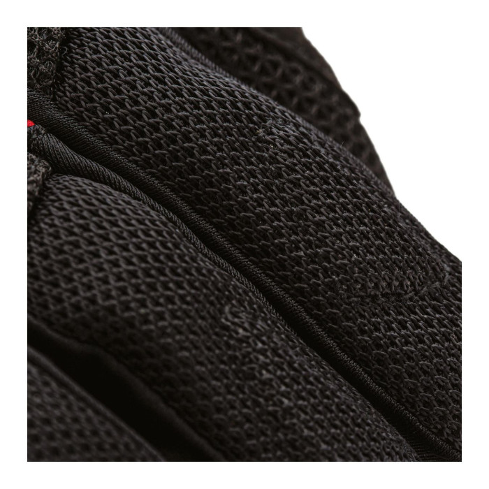 Guanti Tucano Urbano Penna Mesh Nero–rosso
