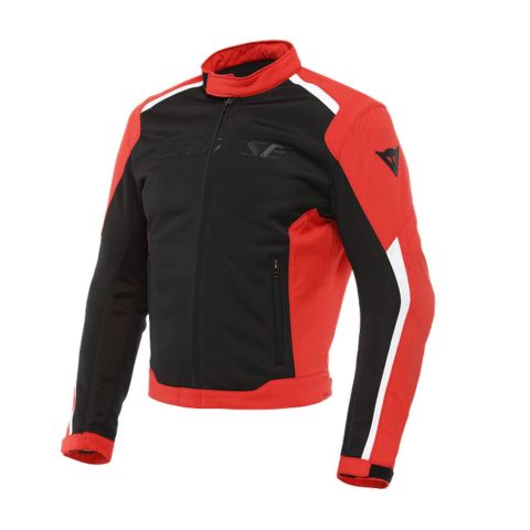 Giacca Da Moto Con D-dry Dainese Hydraflux 2 Black/lava-red