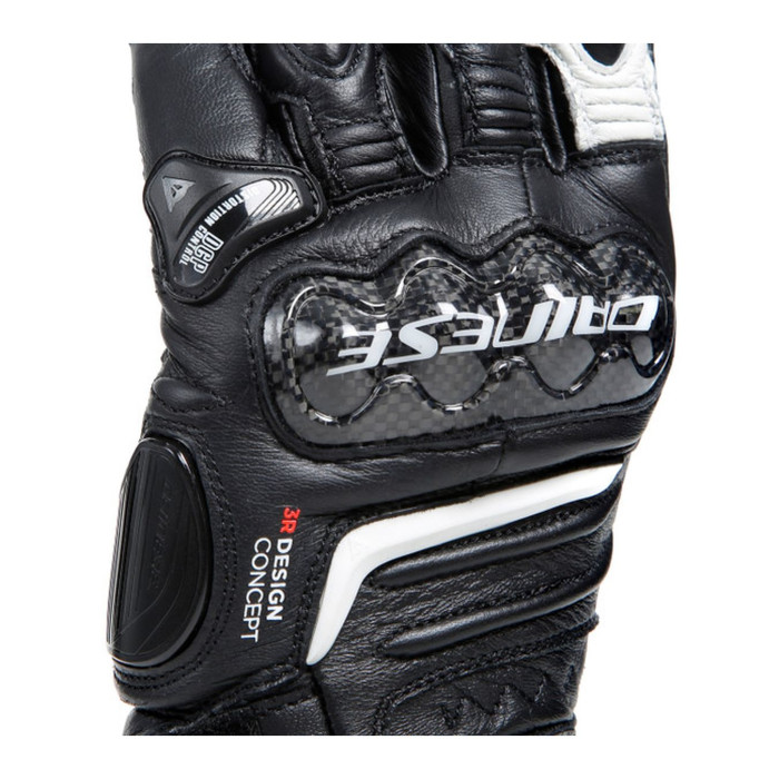 Guanti In Pelle Carbon 4 Lady Lunghi Black/black/white