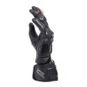 Guanti In Pelle Carbon 4 Lady Lunghi Black/white/fluo-red