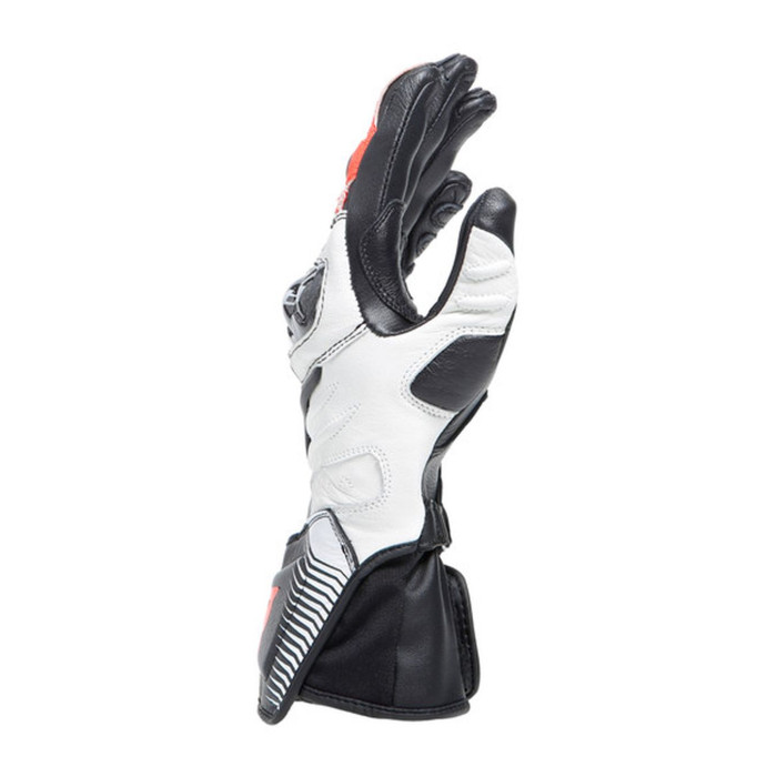 Guanti In Pelle Carbon 4 Lady Lunghi Black/white/fluo-red