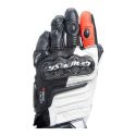 Guanti In Pelle Carbon 4 Lady Lunghi Black/white/fluo-red