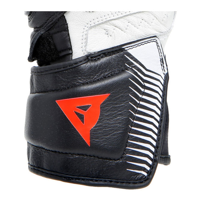 Guanti In Pelle Carbon 4 Lady Lunghi Black/white/fluo-red