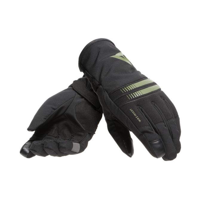 Guanti D-dry Dainese Plaza 3 Lady Black/bronze-green