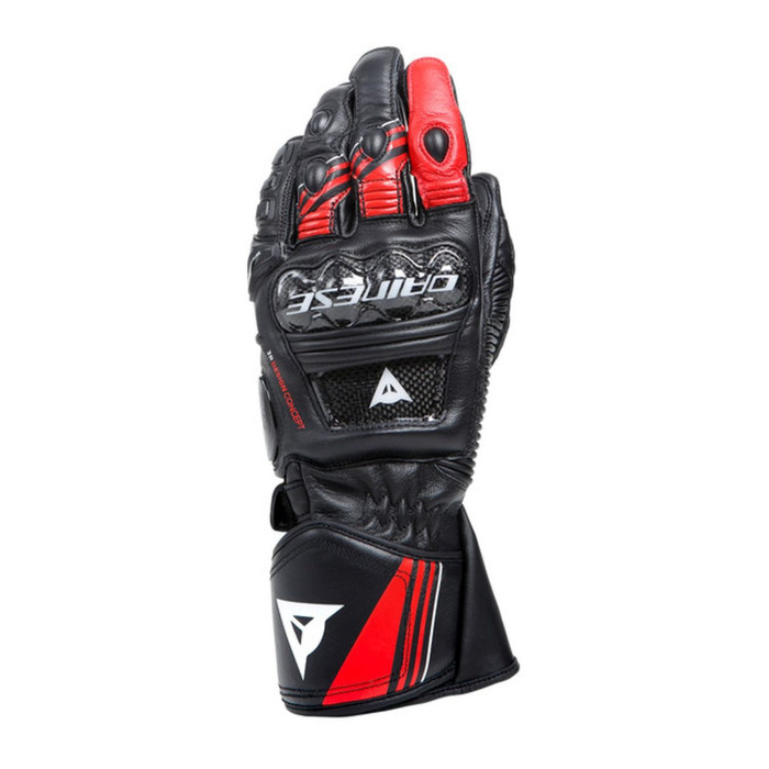 Guanti In Pelle Dainese Druid 4 Black/lava-red/white