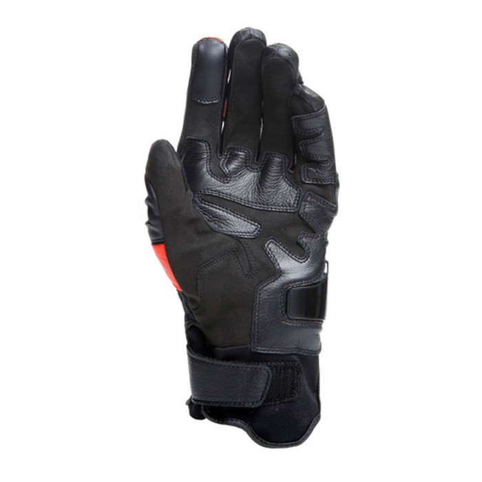 Guanti In Pelle Dainese Carbon 4 Corti Black/fluo-red