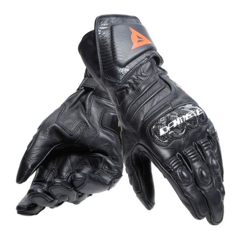 Dainese Gants en cuir Carbon 4 Long Black/noir/noir