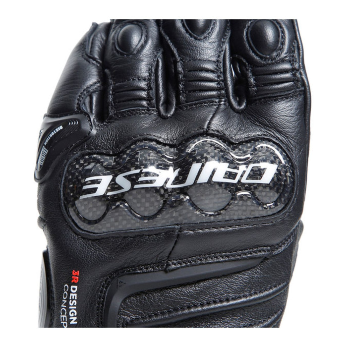 Guanti In Pelle Dainese Carbon 4 Lunghi Black/black/black