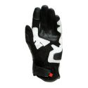 Guanti Unisex In Pelle Dainese Mig 3 Black/white/lava-red