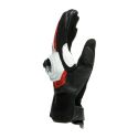 Guanti Unisex In Pelle Dainese Mig 3 Black/white/lava-red