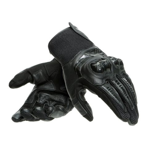 Guantes de piel unisex Dainese Mig 3 Negro/negro
