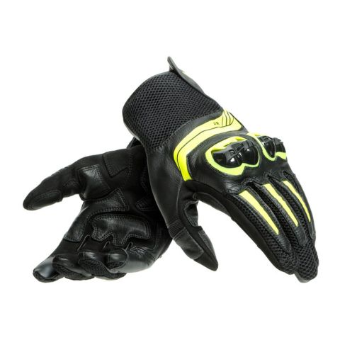 Guanti Unisex In Pelle Dainese Mig 3 Black/fluo-yellow