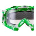 Maschera Cross Con Lente Trasparente Cgm Extreme 730X Verde