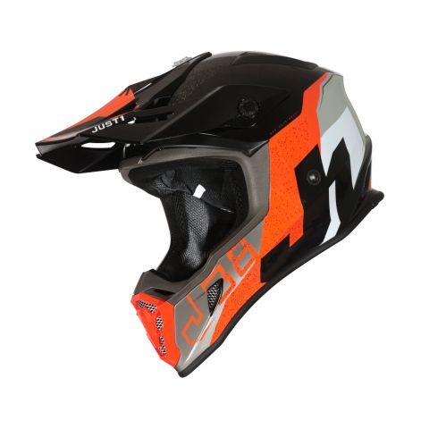 Casque tout-terrain/cross Just1 J38 Korner Orange Black