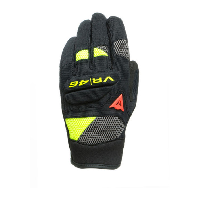 Guanti Dainese Corti Vr46 Curb Black/anthracite/flu