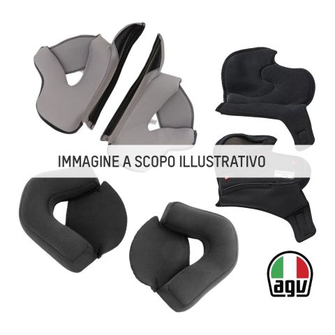 Guanciali Agv Per K6 Nero /grigio 2xl