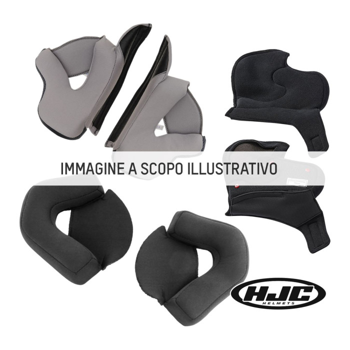 Guanciali Hjc Per Rpha Max Evo - (xxl) 25mm Red