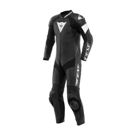 Breathable Leather Suit Dainese Tosa 1pcs Black/black/white