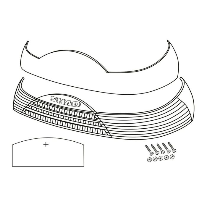 Catarinfrangente Shad Per Bauletto Sh47 Bianco