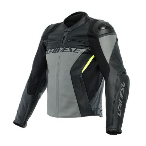 Giacca In Pelle Dainese Racing 4 Charcoal-gray/black