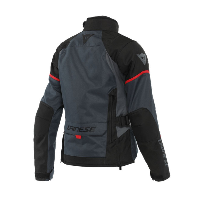 Giacca Touring Dainese Tempest 3 D-dry Lady Ebony/black/lava-red