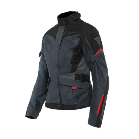 Giacca Touring Dainese Tempest 3 D-dry Lady Ebony/black/lava-red