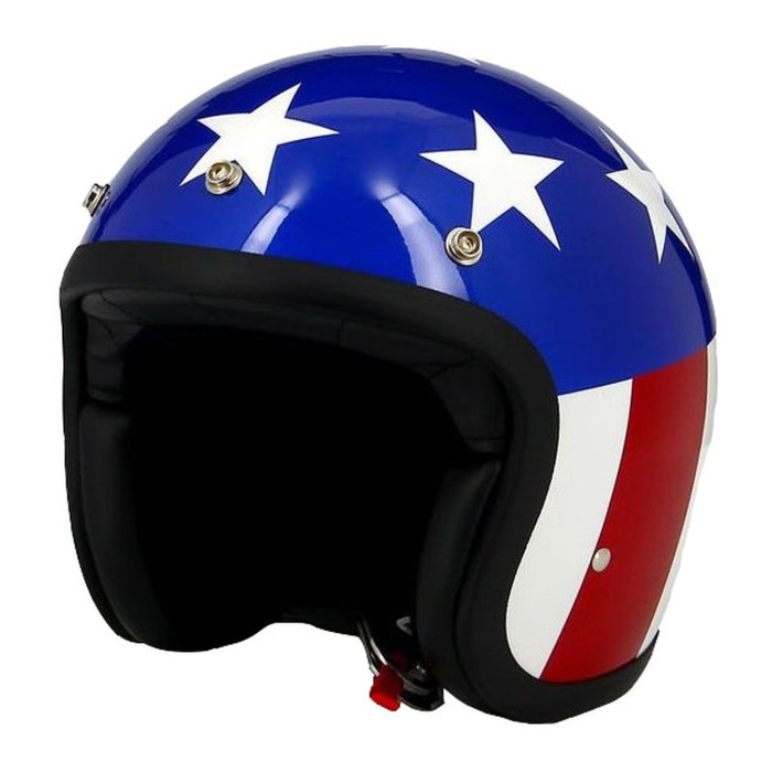 Casco Jet In Fibra Dmd Vintage America Usa