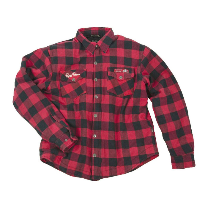 Camicia Tecnica Con Kevlar Rusty Pistons Bixby Rosso Fant