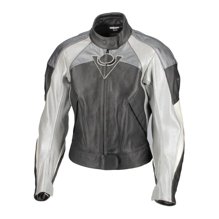 Giacca Pelle Donna Rev'it Viper Grigio Fant