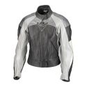 Giacca Pelle Donna Rev'it Viper Grigio Fant