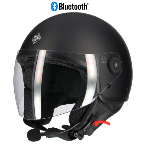Tucano El'jettin Helm mit integriertem Bluetooth matt anthrazitfarben