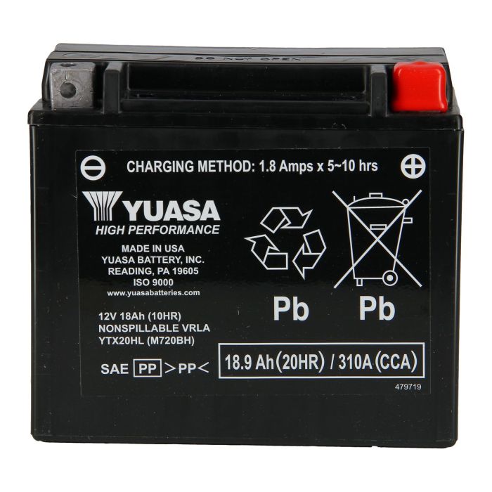 Batteria Yuasa Ytx20hl 12v/18ah Agm - Pronta All'uso