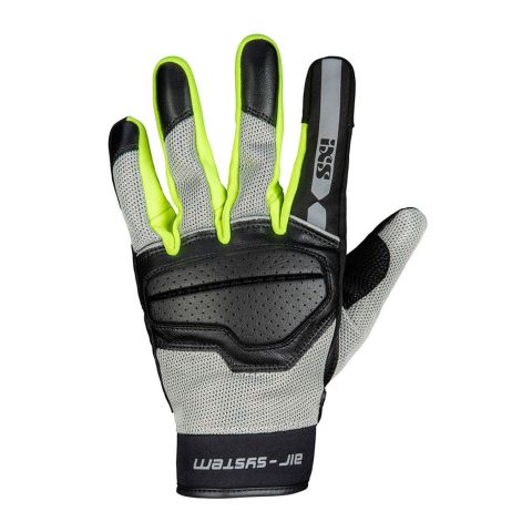 Guante clásico Ixs Evo-air Gris Fluo Amarillo Negro Gris Fluo