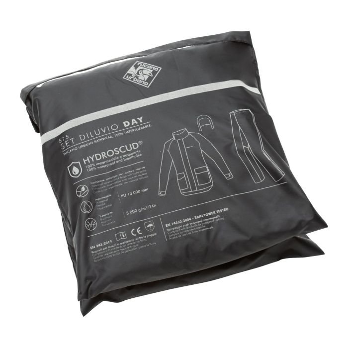 Set Antipioggia Diluvio Day Nero