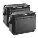 Coppia Givi Trekker Outback 48lt Bl + 37lt BrBlack Line Laterali
