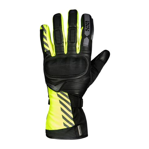 Guanti Touring Ixs Glasgow-st 2.0 Nero-giallo Fluo