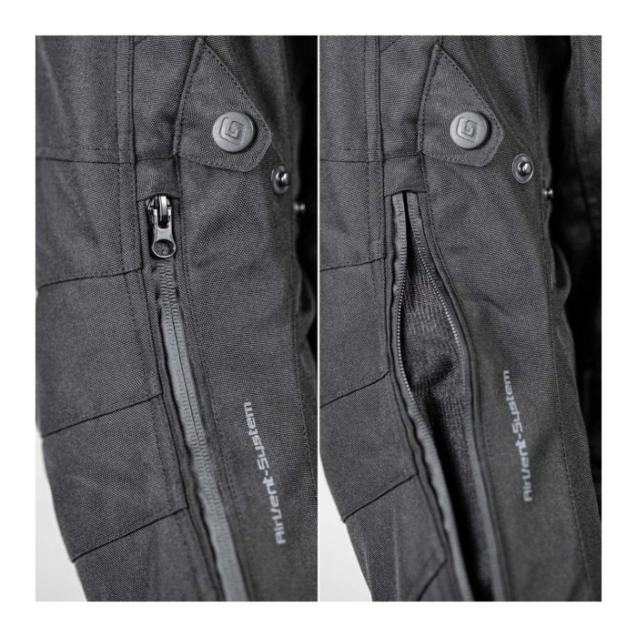 Giacca Moto Gms Con Protezioni Temper Nero