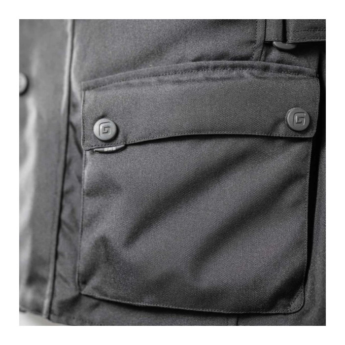 Giacca Moto Gms Con Protezioni Temper Nero